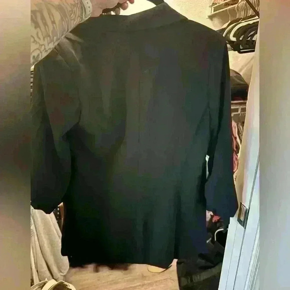 Fashion Nova The Celine Blazer Black Medium Work Office - Picture 3 of 3